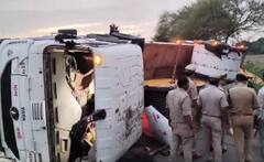 UP: Two Killed, Several Injured As Gravel Truck Overturns On E-Rickshaw In Fatehpur