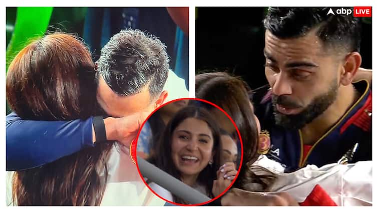  अनुष्का शर्मा को गले लगाकर खूब रोए विराट कोहली, RCB की जीत के बाद तस्वीरें वायरल