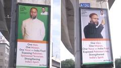 'One Man Spoke, Pakistan Shook': Posters In Hyderabad Lauds Owaisi For Operation Sindoor Delegation