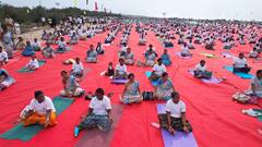Yogandhra Fervour: Over 6,000 Join Beach Sessions Across Andhra Pradesh