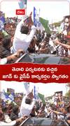 తెనాలి పర్యనటకు వచ్చిన జగన్..కార్యకర్తల ఘన స్వాగతం