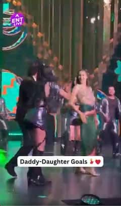 Ananya Panday, Chunky Panday Serving Goals With Power Packed Moves At Zee Cine Awards 2025