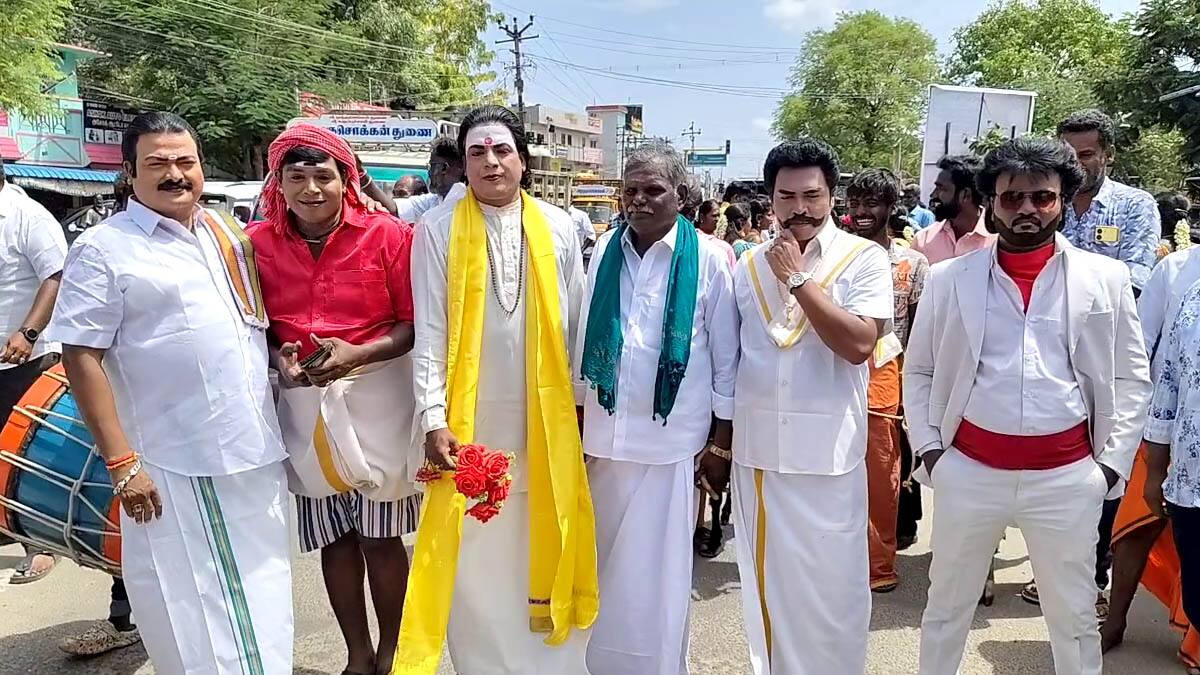 1,008 தட்டுகள் உட்பட சீர்வரிசைகளை குவித்த தாய்மாமன்.. அசந்த ஊர் மக்கள்..!