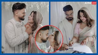 Hina Khan Wedding: हिना खान ने बॉयफ्रेंड रॉकी जायसवाल संग रचाई शादी, देखें फर्स्ट वेडिंग फोटोज