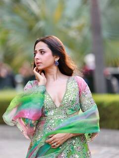 Too Glam To Give A Damn: Sargun Mehta's Sharara Avatar Is A Colour Bomb; See PICS