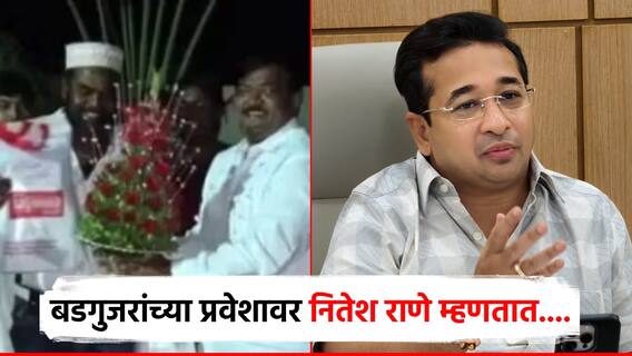 आधी सलीम कुत्तासोबतचे फोटो दाखवले, आता सुधाकर बडगुजरांच्या प्रवेशावर नितेश राणे म्हणतात....