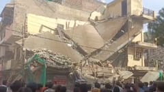 Commercial Building Collapses In Delhi's Rohini, 2 Feared Trapped: WATCH