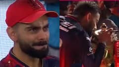IPL Final: મેદાન પર રડ્યો કોહલી, જઇને પત્ની અનુષ્કાને લગાવી ગળે, વિરાટ કોહલીની ભાવુક તસવીરો વાયરલ