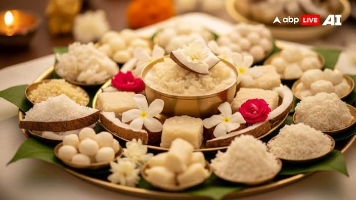 Maa Lakshmi should always offer a confection of white food items in enjoyment. By doing this, the grace of Maa Lakshmi always remains.