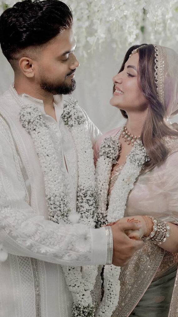 एक-दूजे के हुए हिना खान-रॉकी जयसवाल, देखें ड्रीमी वेडिंग की तस्वीरें
