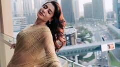 Samantha Ruth Prabhu: దుబాయ్ లో సామ్..  బంగారు రంగు చీరలో బంగారు బొమ్మలా ఉంది!