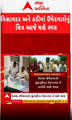 Kadi Visavadar By Poll:બપોરે 3 વાગ્યા સુધીમાં વિસાવદર-કડીમાં ઉમેદવારોનું ચિત્ર થઈ જશે સ્પષ્ટ