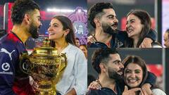 IPL ट्रॉफी जीतने के बाद विराट कोहली ने अनुष्का शर्मा से क्या कहा था? देखें वीडियो
