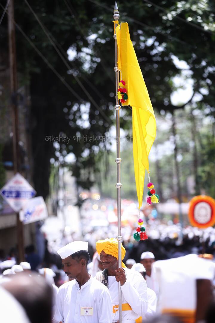 गजानन महाराजांच्या पालखीचे हे 56 वे वर्ष आहे. (फोटो सौजन्य : अक्षय भालतिलक,  अकोला)