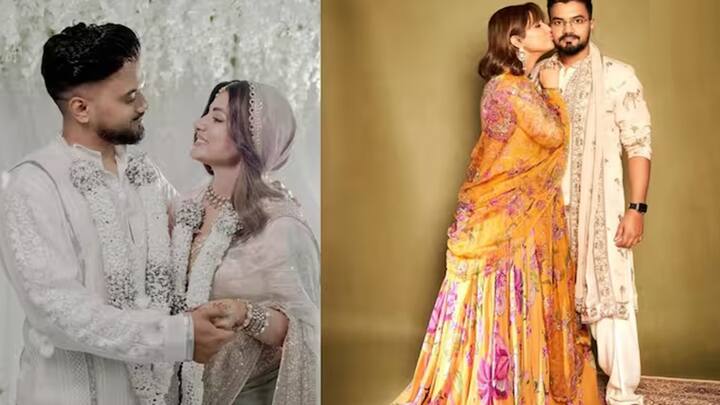 Hina Khan- Rocky Jaiswal Wedding: ટીવી એક્ટ્રેસ હિના ખાન અને રોકીએ લગ્ન કરીને બધાને આશ્ચર્યચકિત કરી દીધા છે. કોઈને ખ્યાલ નહોતો કે આ કપલ સિક્રેટ લગ્ન કરશે. હિના અને રોકીના લગ્ન પછી લોકો તેમની ઉંમર વિશે જાણવા માંગે છે.