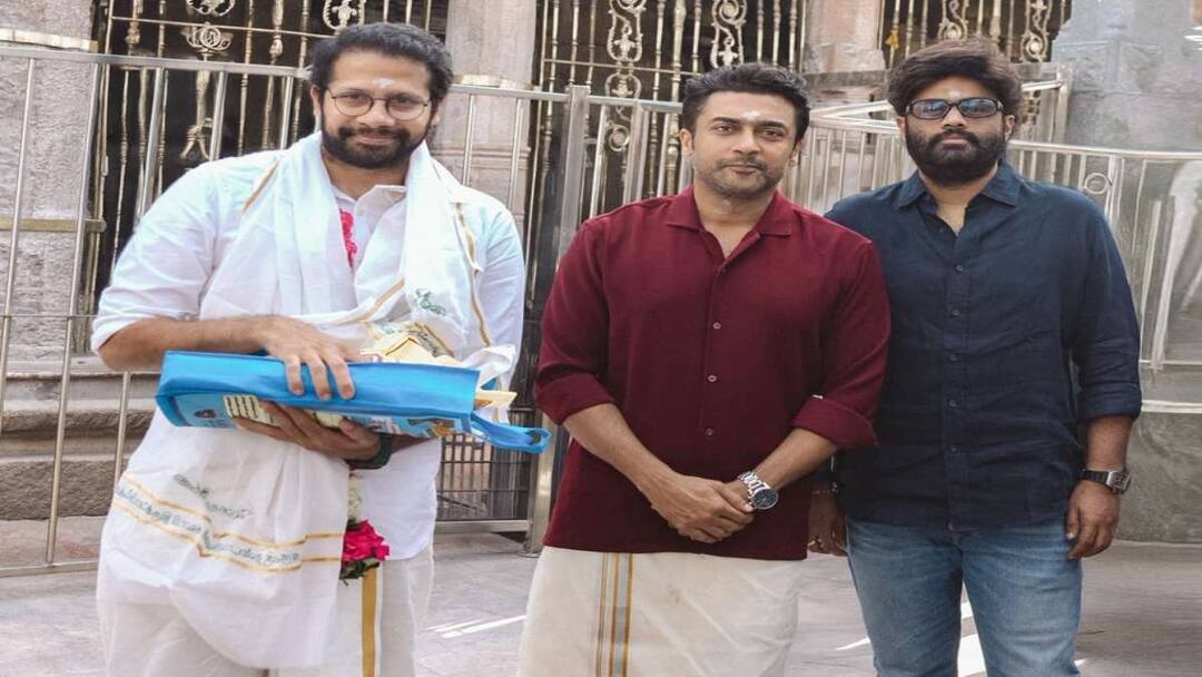 Suriya And GV Prakash Reunite For Another Film After Soorarai Pottru, Visit Palani Temple After Soorarai Pottru, Suriya and G.V. Prakash Reunite, Seek Blessings At Palani Temple