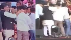 DK Shivakumar Pushes Fan Off Stage During RCB Victory Celebration Amid Stampede