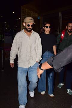 RCB की आईपीएल जीत के बाद एयरपोर्ट पर स्पॉट हुए विराट-अनुष्का, कपल के स्टाइलिश अंदाज पर फिदा हुए फैंस