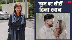 शादी के एक दिन बाद ही काम पर लौटीं हिना, ब्लैक ड्रेस में दिखा किलर लुक