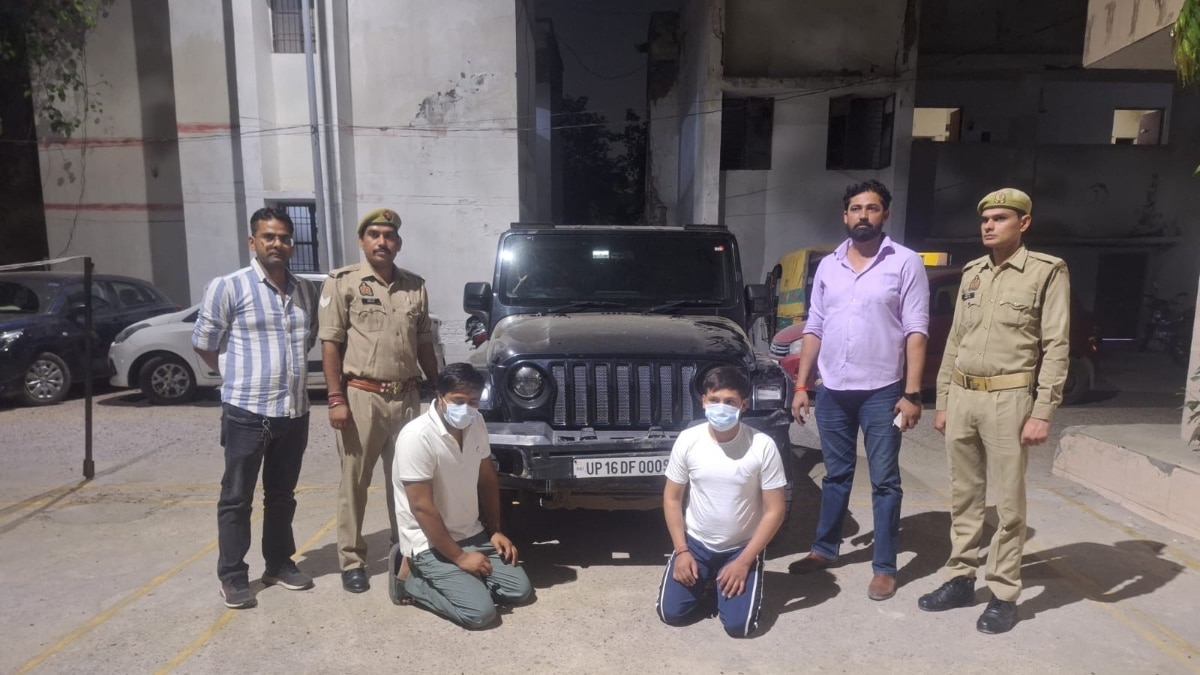 नोएडा में ‘थार कांड’ में पुलिस की बड़ी कार्रवाई, मारपीट और टक्कर मारने वाले चारों आरोपी गिरफ्तार