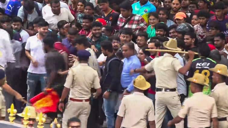 Bengaluru Chinnaswamy Stadium Stampede FIR Against RCB DNA KSCA Administrative Committee बेंगलुरु भगदड़ मामले में बड़ा एक्शन! RCB, इवेंट ऑर्गनाइजर्स और KCA के खिलाफ एफआईआर दर्ज