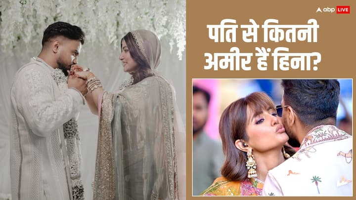  हिना खान टॉप टेलीविजन एक्ट्रेस में से एक है. उन्होंने लॉन्ग टाइम बॉयफ्रेंड रॉकी जायसवाल से 4 जून को शादी रचा ली है. हिना और रॉकी की फोटोज वायरल हो रही हैं.