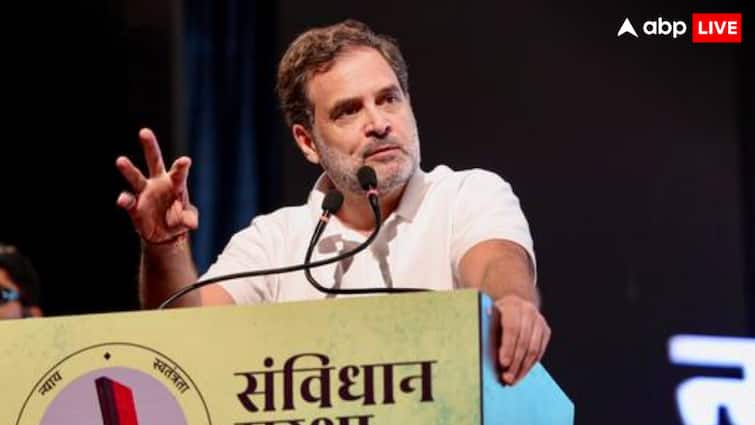 congress mp rahul gandhi comments on pm modi over surrender before america rss in rajgir nalanda in bihar ‘ट्रंप ने 11 बार कहा, लेकिन PM नहीं बोल पाए एक शब्द’, राहुल गांधी ने फिर कसा ‘नरेंदर सरेंडर’ का तंज