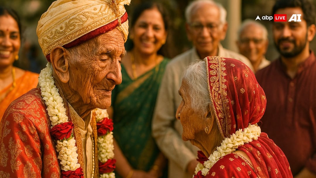 rajasthan-dungarpur-tribal-couple-marries-after-70-years-nata-tradition Rajasthan: 95-Year-Old Dungarpur Man Marries Partner After 70 Years of Live-In Under Tribal Tradition