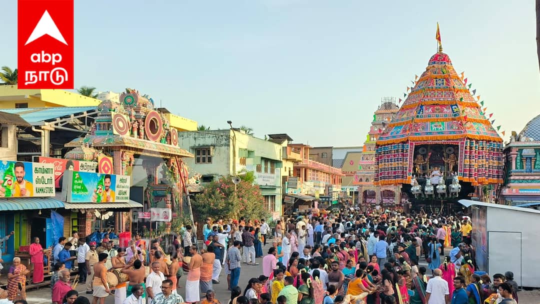 திருநள்ளாறு தர்பாரண்யேஸ்வரர் கோவில் தேரோட்டம்: பக்தி பரவசத்தில் பக்தர்கள்! சனி தோஷம் நீக்கும் பரிகார தலம்