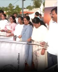 अहमदाबाद नगर निगम ने फिटनेस रन का आयोजन किया | ABP NEWS SHORTS