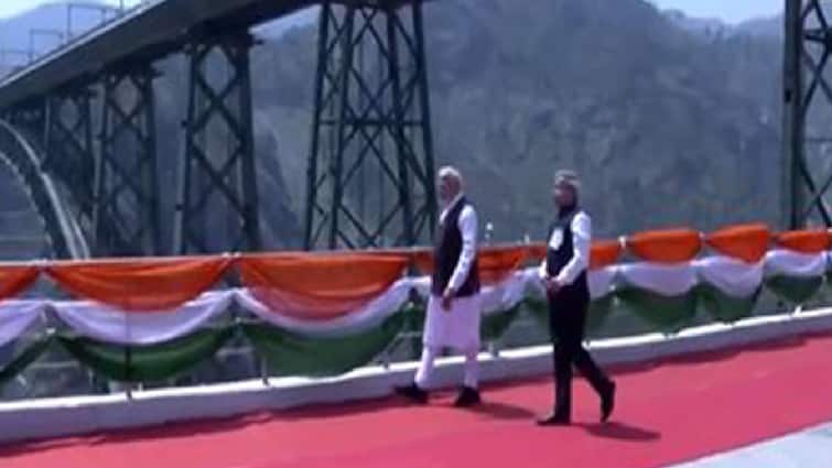 PM Modi Inaugurates World’s Highest Chenab Rail Bridge, Flags Off Vande Bharat Train