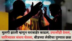 मुलगी झाली म्हणून घराबाहेर काढलं; उपाशीही ठेवलं, चारित्र्यावर संशय घेतला, बीडच्या लेकीचा पुण्यात छळ, लग्नानंतर सहा महिन्यातच...