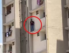 અમદાવાદમાં પોલીસ વોન્ટેડ આરોપીને પકડવા જતા ફિલ્મી દ્રશ્યો સર્જાયા,  પાંચમાં માળની બાલ્કનીમાં ચડી ગયો આરોપી