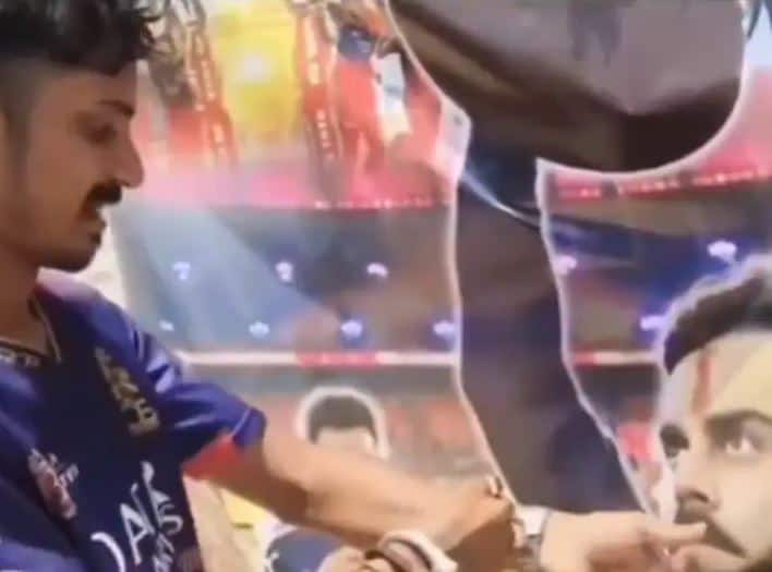  विराट कोहली के 'सामने' फैन ने निकाली ब्लेड और काटी कलाई, फिर क्या हुआ देखिए वायरल वीडियो