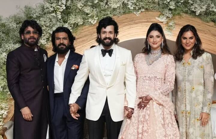 Ram Charan and his wife Upasana were also present.