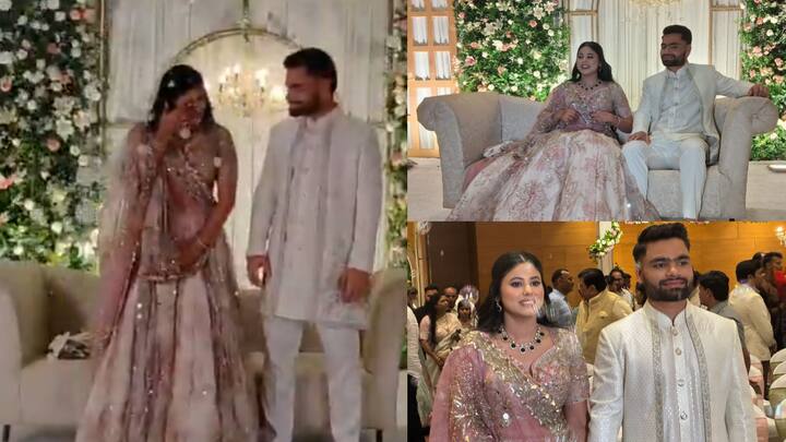 Rinku Singh-Priya Saroj Engagement: भारतीय क्रिकेटर रिंकू सिंह और सपा सांसद प्रिया सरोज की सगाई लखनऊ में हुई. Inside Pics के माध्यम से जानिए सगाई में क्या-क्या हुआ.