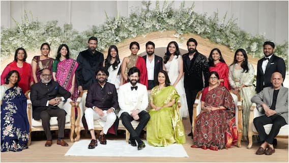 Akhil Zainab Reception: ఒక్క ఫ్రేమ్‌లో ఏయన్నార్ ఫ్యామిలీ... అఖిల్ - జైనాబ్‌ రిసెప్షన్‌లో ఫ్యామిలీ సందడి