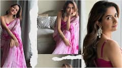 Ashika Ranganath: పింక్ శారీలో 'విశ్వంభర' హీరోయిన్... ఎంత ముద్దుగా ఉందో కదూ!