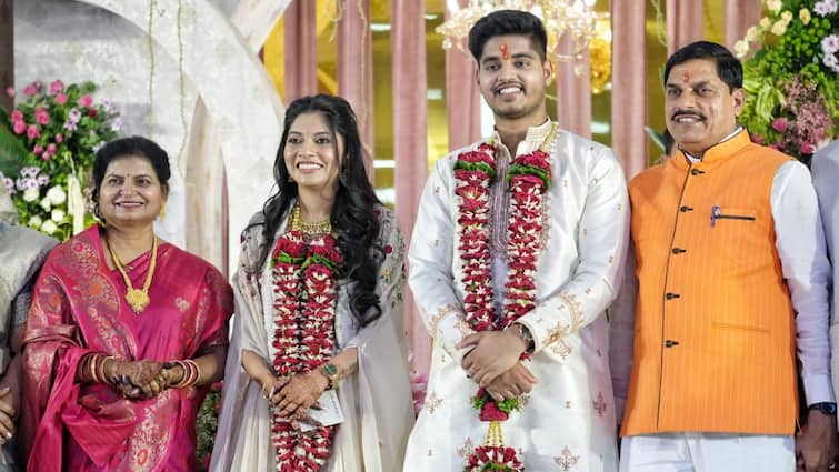 Mohan Yadav son Dr Abhimanyu Yadav Gets Engaged in Bhopal with Dr Ishita Yadav from Khargone CM मोहन यादव के बेटे की हो गई सगाई, जानें कौन हैं यादव परिवार की होने वाली बहू?