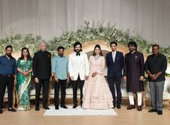 Akhil Zainab Reception Photos: అఖిల్ - జైనాబ్ వెడ్డింగ్ రిసెప్షన్‌లో రాజకీయ నాయకులు... మాజీ ఉప రాష్ట్రపతి నుంచి తెలంగాణ సీయం వరకూ