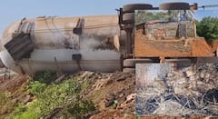 Ratnagiri Accident News: मुंबई-गोवा महामार्गावर मिनी बस आणि LPG टँकरचा भीषण अपघात; गॅस लिक झाल्याने निवळी येथील घरांना आग