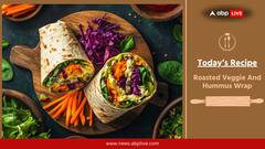 How To Make A Delicious Roasted Vegetable And Hummus Wrap — The Perfect Healthy Summer Meal
