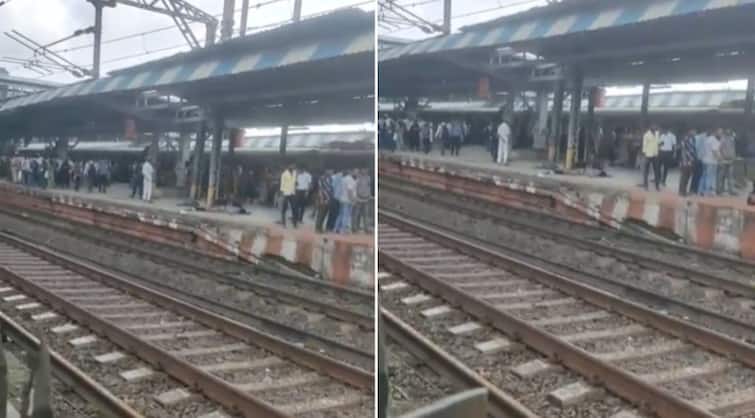 Pushpak Express Train Accident in Kalyan Maharashtra 5 people fell down महाराष्ट्र के कल्याण में रेल हादसा, पुष्पक एक्सप्रेस में चढ़ने की होड़ में गिरे 5 लोग