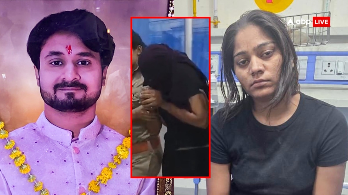 Sonam Raghuwanshi Video: मेडिकल के लिए जाते समय सोनम रघुवंशी ने जोड़े हाथ, देखें वीडियो