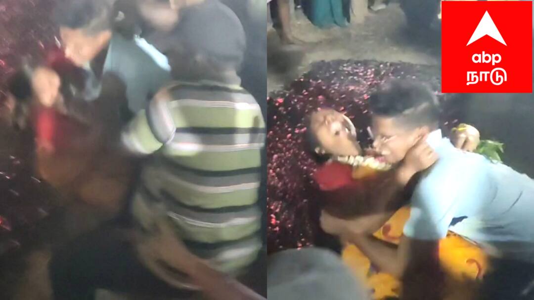 தீயில் விழுந்த பெண்! சாதுர்யமாக காப்பாற்றிய பக்தர்கள் - மயிலாடுதுறையில் நடந்தது என்ன?