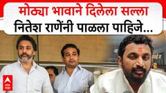 Amol Mitkari On Nitesh Rane : मोठ्या भावाने दिलेला सल्ला नितेश राणेंनी पाळला पाहिजे...