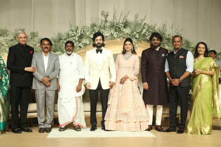 తెలంగాణ ఉప ముఖ్యమంత్రి భట్టి విక్రమార్క మల్లు, మంత్రి జూపల్లి కృష్ణ రావు అన్నపూర్ణ స్టూడియోకి విచ్చేసి అఖిల్, జైనాబ్ దంపతులకు శుభాకాంక్షలు చెప్పారు. 