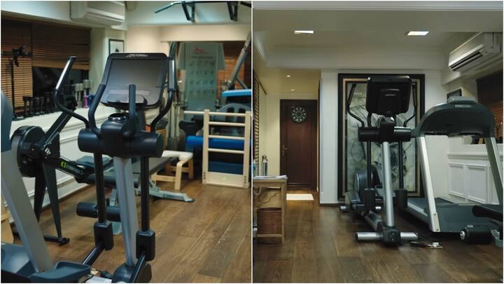 Along with this, a gym has also been built in Anik Kapoor's house to take care of his fitness. They do not get time to get out of the house, so the actor does workouts at home.