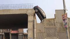 गूगल मैप ने फिर दिया धोखा, निमार्णाधीन पुल से लटक गई कार, फोटो शेयर कर अखिलेश ने कसा तंज