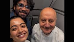Anupam Kher Shares Delightful In-Flight Moment With Rashmika Mandanna And Nagarjuna